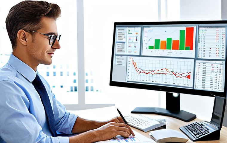 사업 확장에 필수적인 재무적 역량 분석 - Cashflow Management**

"A financial advisor in a modern office setting, reviewing cash flow statemen...