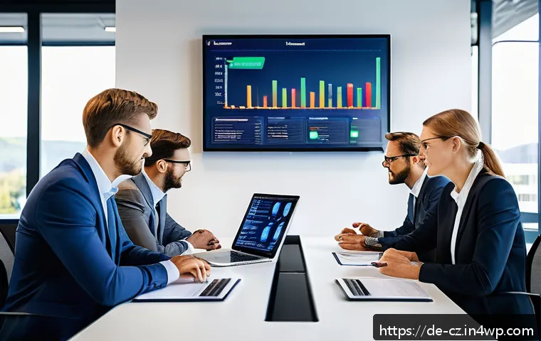 사업 확장을 위한 재무 목표 설정 - A modern German small business office environment showing a diverse team of professionals engaged in...