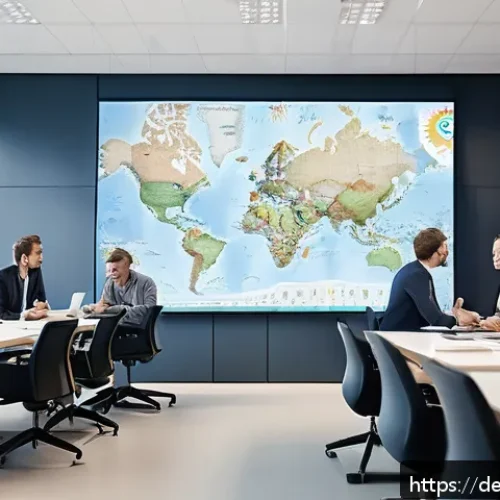 Home 17 사업 확장 후 재무 관리 우선순위 설정 - A modern German office environment with a diverse team of professionals (wearing business casual att...